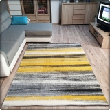 Moderný koberec SUMATRA - Žlté pásy