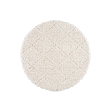 Moderný okrúhly koberec FOCUS 2997 krémový