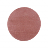 Jednofarebný okrúhly koberec FANCY 900 - ružový