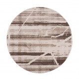 Moderný okrúhly koberec MODA SOFT - béžový 570