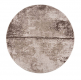 Moderný okrúhly koberec MODA SOFT - béžový 577