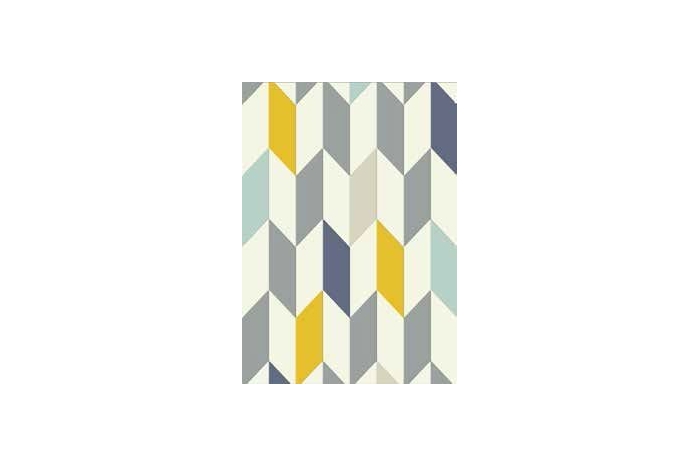AKCIA - Skladom - Moderný koberec Canvas farebné kosoštvorce 120x170cm