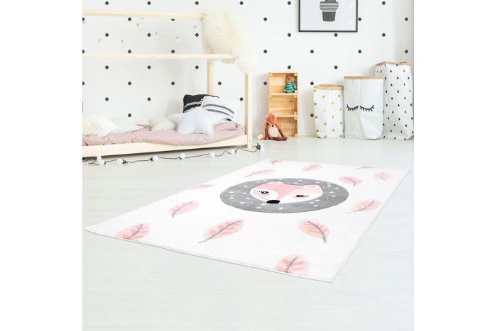 Detský koberec BEAUTY ružová líška