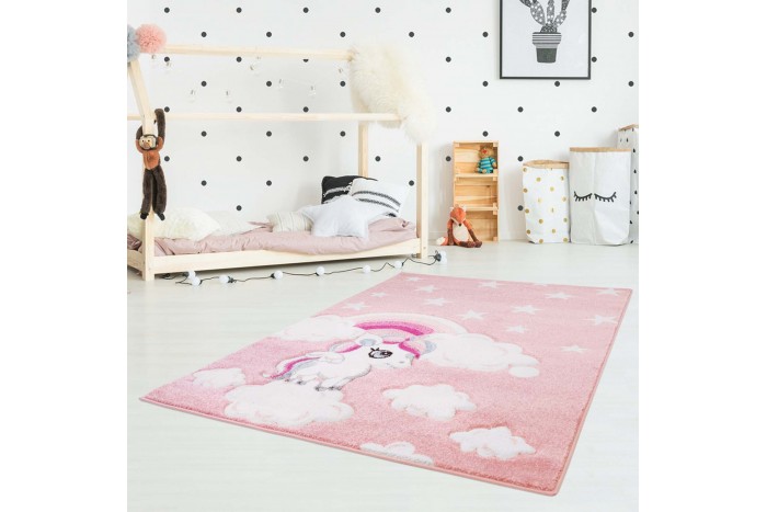 Detský koberec BEAUTY ružový jednorožec