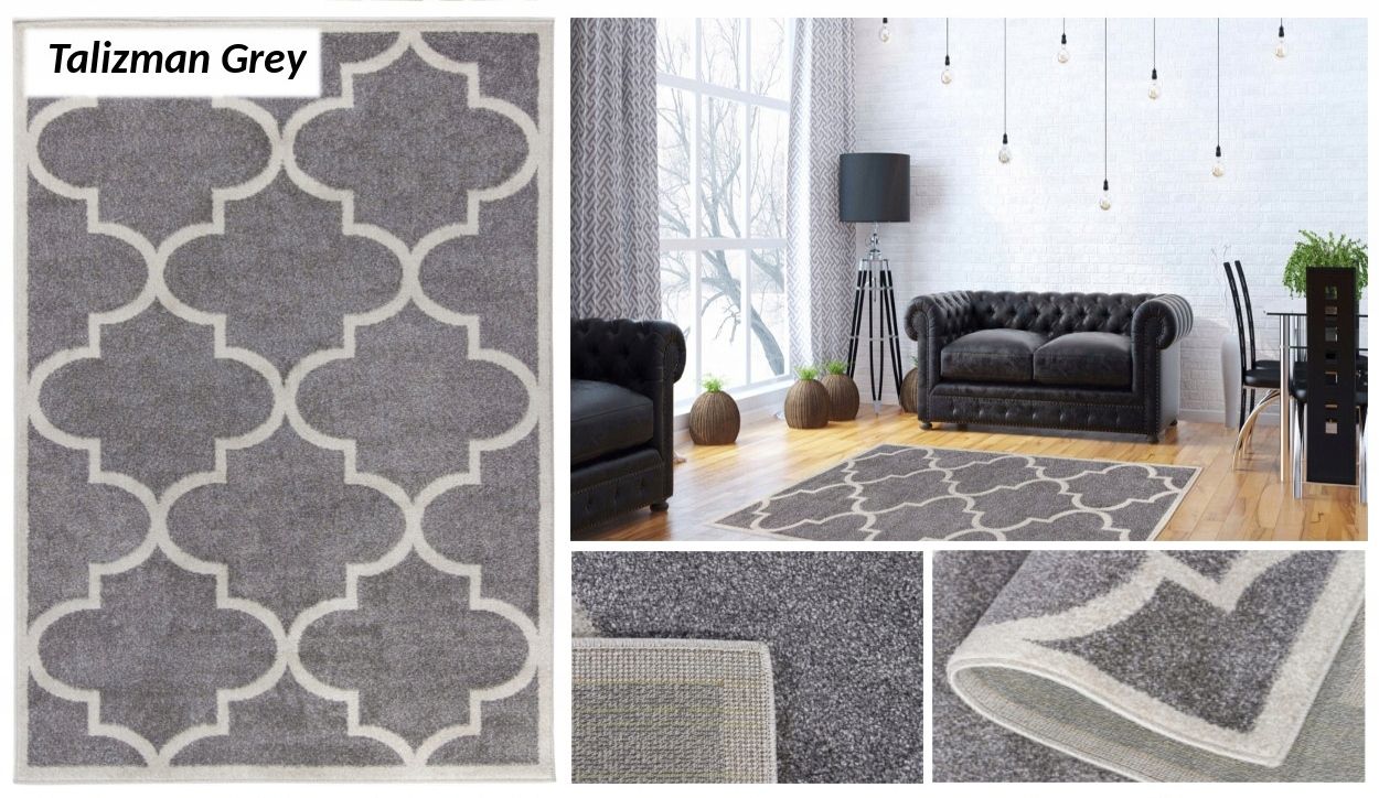 Moderný koberec LIGHT - Talizman Grey