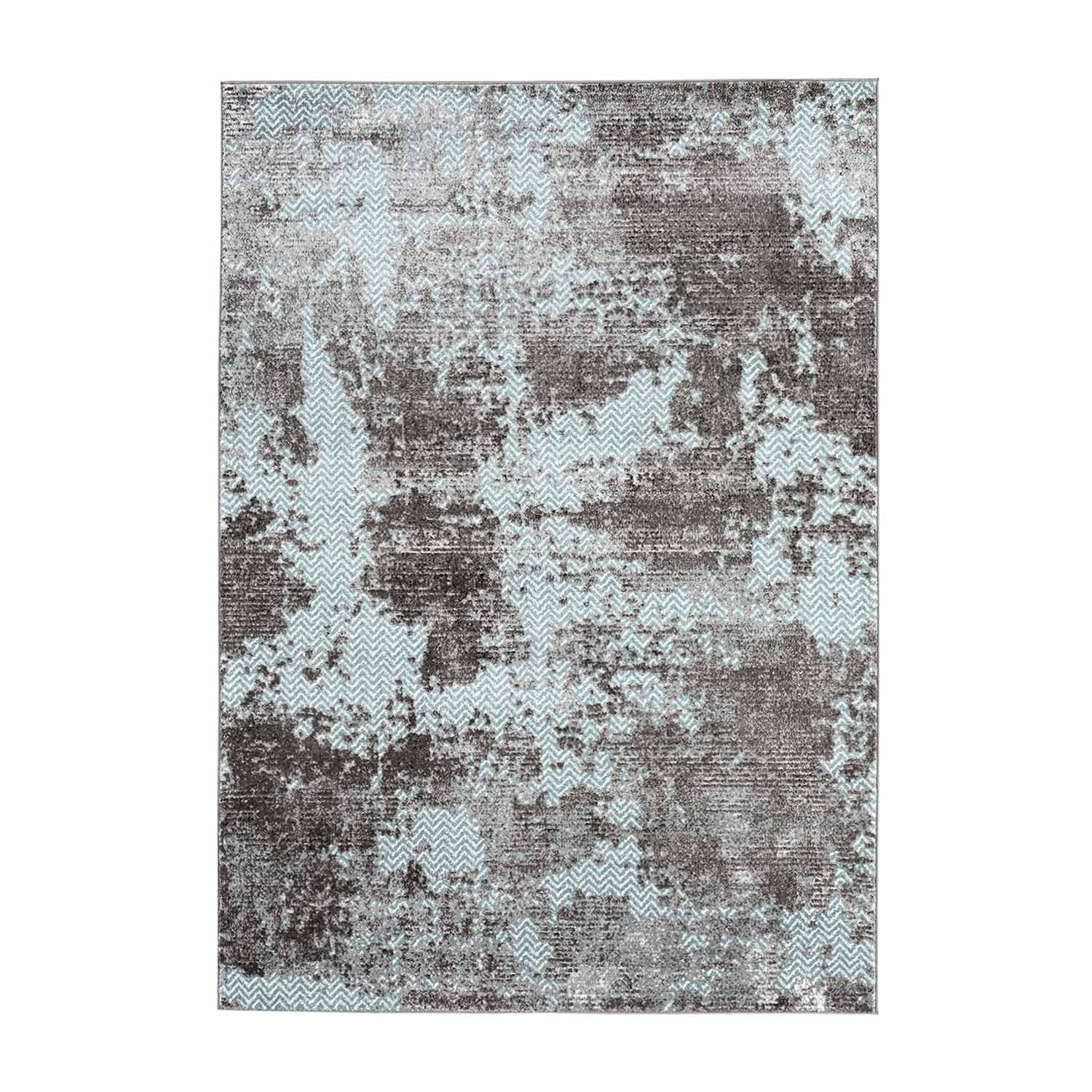 Moderný koberec MODA SOFT - sivo modrý 1137