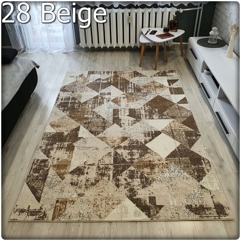 Moderný koberec LUXESS vzor 28 béžovy