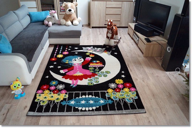 Detský koberec KIDS - Víla s mesiačikom