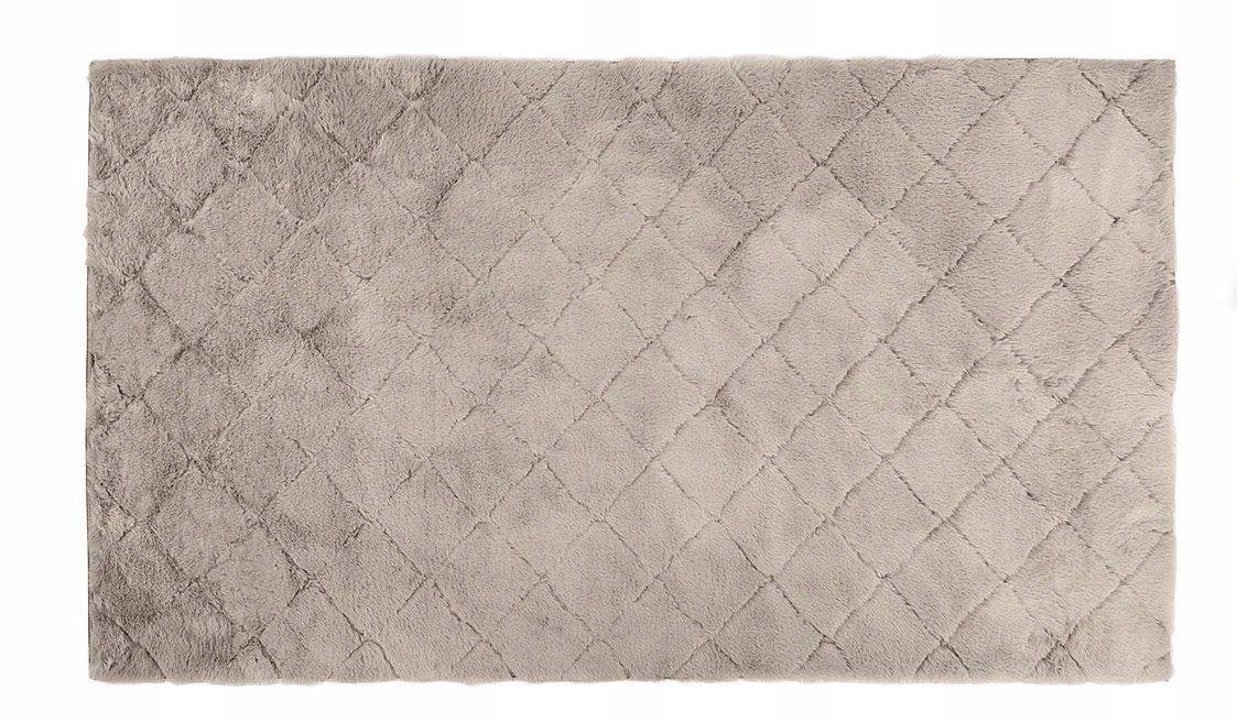 Kožušinový koberec OSLO TX design - Sivo-béžový