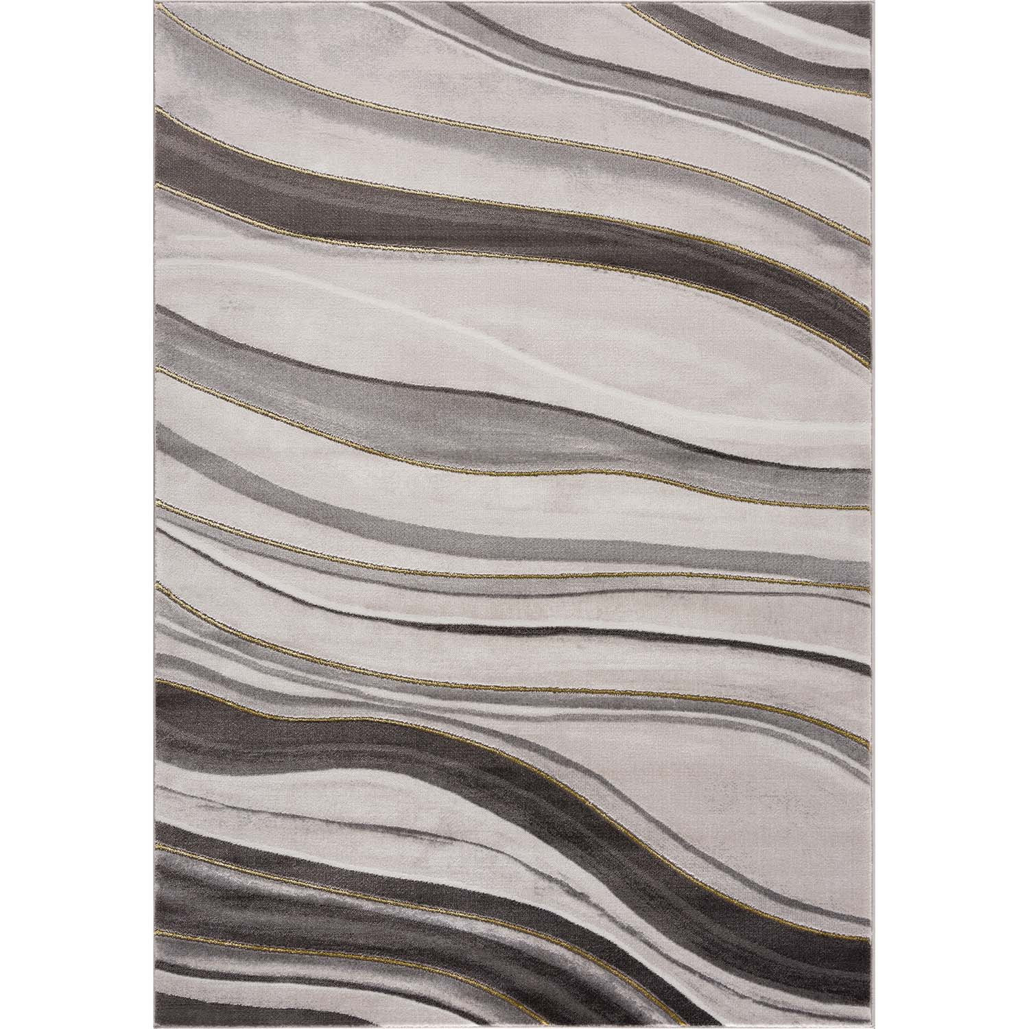 Moderný koberec NOA - vzor 9314 sivý