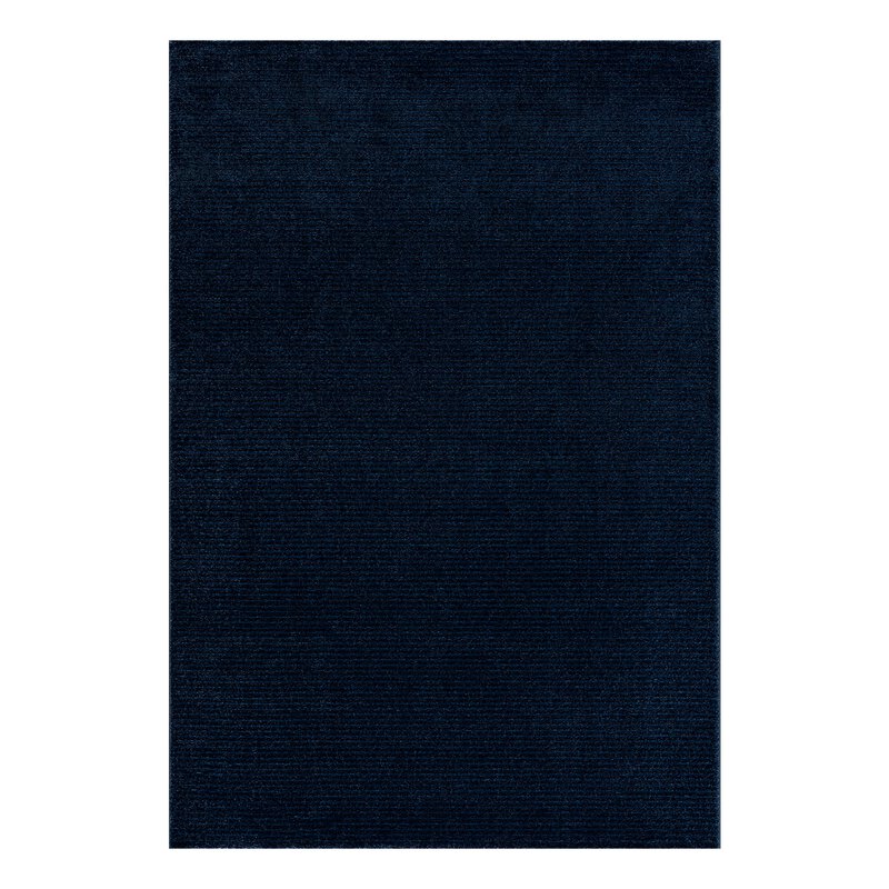 Jednofarebný koberec FANCY 900 - tmavo modrý
