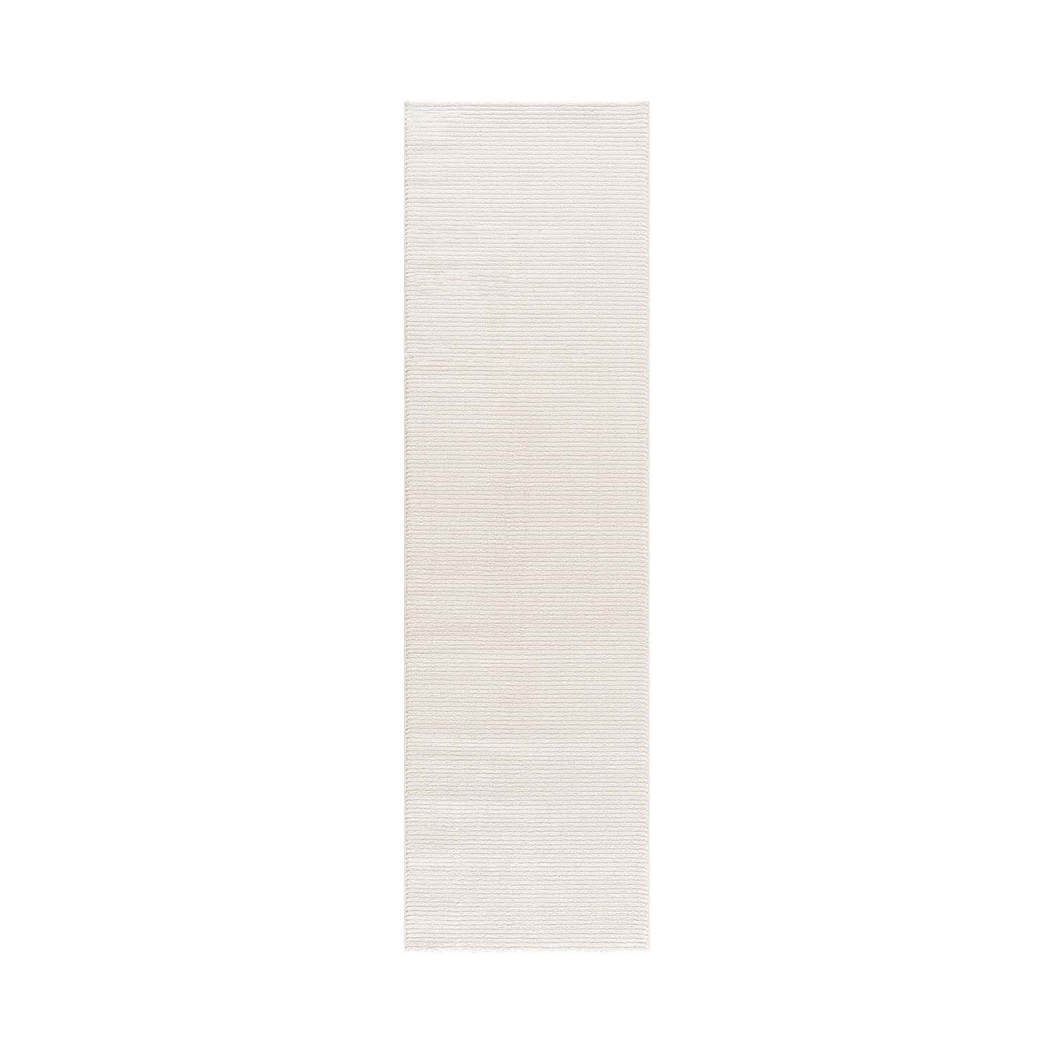 Jednofarebný behúň FANCY 900 - smotanovo biely