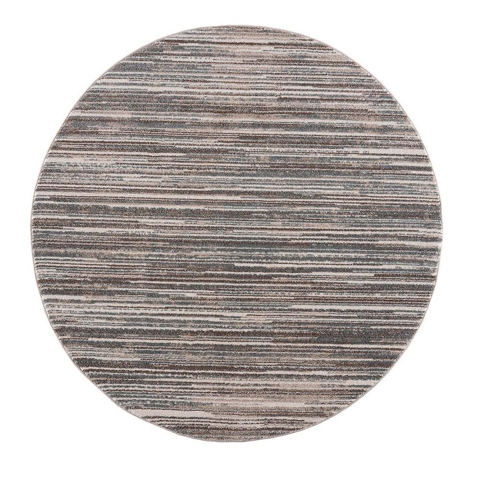 Moderný okrúhly koberec MODA SOFT - béžový 571