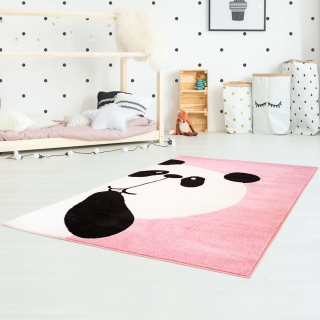 Detský koberec BEAUTY ružová panda
