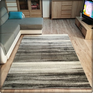 Moderný koberec SUMATRA - Sivé pásy