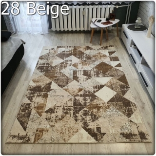 Moderný koberec LUXESS vzor 28 béžovy