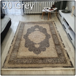 Moderný koberec LUXESS vzor 20 sivý