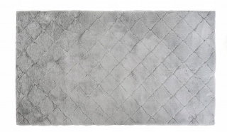 Kožušinový koberec OSLO TX design - Svetlo sivý