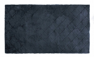 Kožušinový koberec OSLO TX design - tmavo modrý